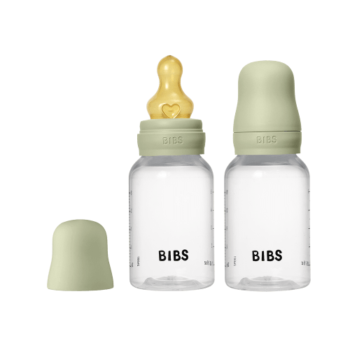 Baby bottle BPA-Free PP 5oz Latex 2-Pack Sage | Slow Flow – Bibsworld store US