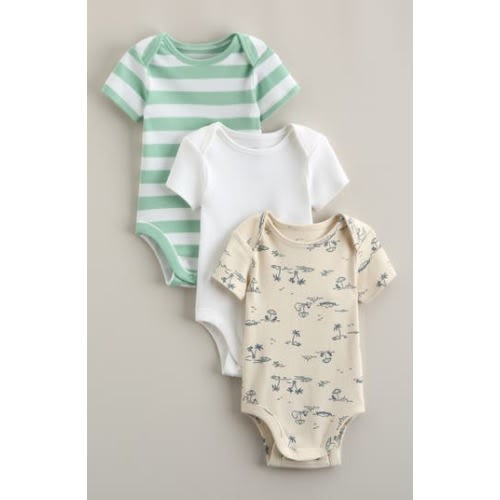 Grow With Me 3-Pack Assorted Bodysuits