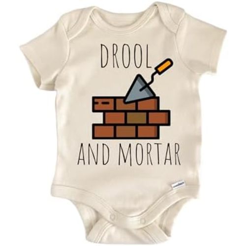 Mason Brick Masonry - Baby Boy Girl Clothes Bodysuit Funny Cute