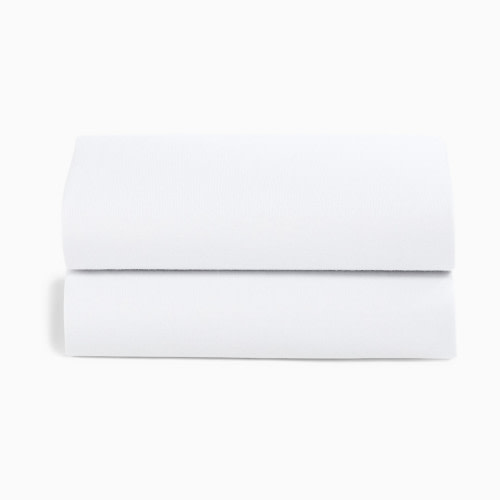 Snüz SnuzPod5 Bassinet 2 Pack Fitted Sheets - White