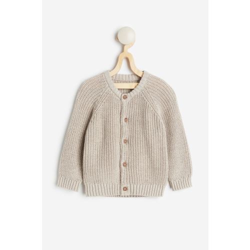 Rib-knit Cardigan