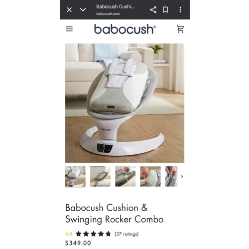 Babocush Cushion & Swinging Rocker Combo – Babocush Limited