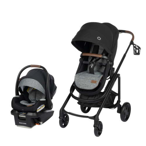 Maxi-Cosi 5-in-1 Tayla Max Travel System with Infant Car Seat, Onyx Wonder