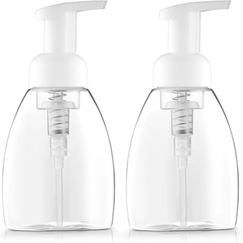 Bar5F Foaming Soap Dispenser Pump Bottle for Dr. Bronner's Castile Liquid Soap 8.5-Ounce Pack of 2