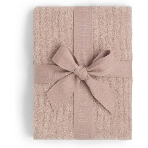 Barefoot Dreams® CozyChic Lite® Ribbed Stroller Blanket, Faded Rose, 30"x40"