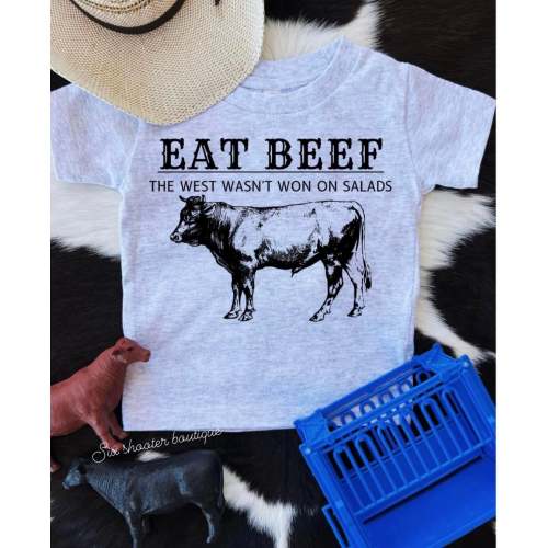 Eat beef kids tee