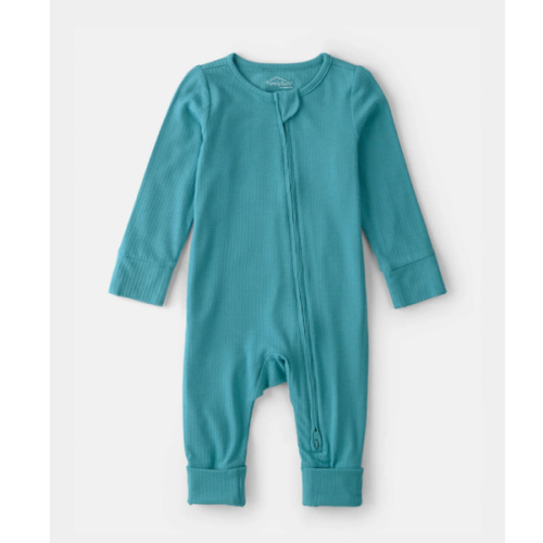Baby PurelySoft 2-Way Zip Sleep & Play Pajamas - Blue | Carter's