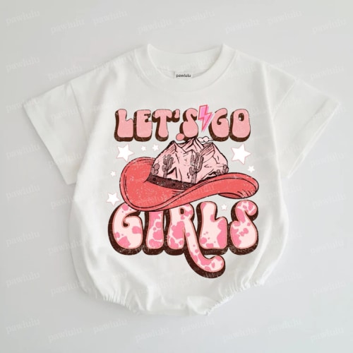 Baby Let's Go Girl Romper