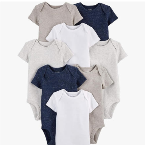 Simple Joys by Carter's Unisex-Baby 8-Pack Short-Sleeve Bodysuit