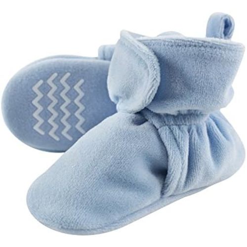 Hudson Baby Unisex Baby Cozy Velour Booties