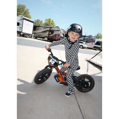 Black Classic Checkered Bamboo Kids Pajamas