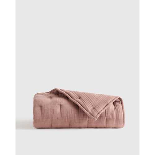 Organic Airy Gauze Toddler Quilt  in Fig