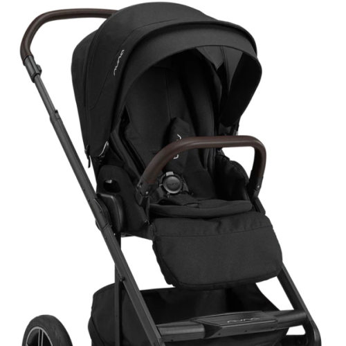 Nuna MIXX Next Stroller w/ Magnetic Buckle  - Caviar/Chocolate