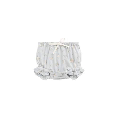 Organic Cotton Frill Bloomer - Petite Fleur Blue