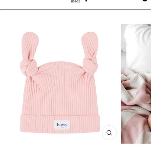 Double Knot Beanie - Dusty Pink
