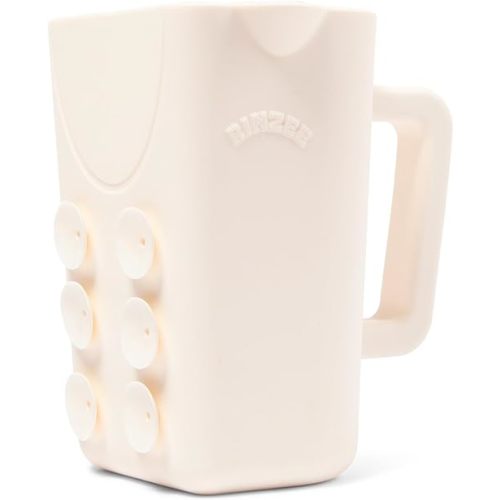 Rinzee® Baby Bath Cup with Suctions - BPA Free, 100% Food Grade Silicone Rinse Cup, Clutter-Free Tub Area, Kids Learning Tool, Sticks to Tiles, Drains Water Upside Down- "Patent Pending"