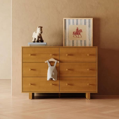 Texas Almond 6-Drawer 47.75 in. Wide Dresser