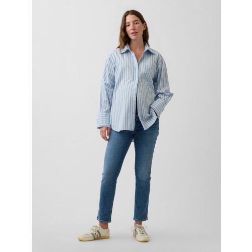 Maternity Full-Panel Slim Ankle Jeans