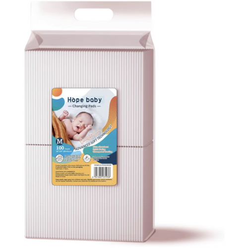 JUS COOL Baby Disposable Changing Pads, 18”x 24”(100 Count) Underpads Portable Diaper Changing Pads, Soft Bed Pads Ultra Absorbent and Waterproof
