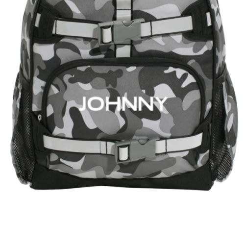 Mackenzie Gray Classic Camo Reflective Backpacks | Pottery Barn Kids