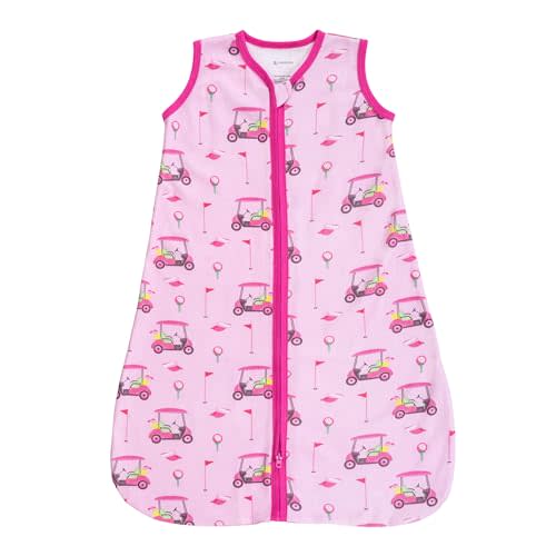 LollyBanks Sleep Sack, 100% Cotton Neutral Baby Sacks, 0.5 TOG Sleep Sacks Lightweight with 2-Way Zipper