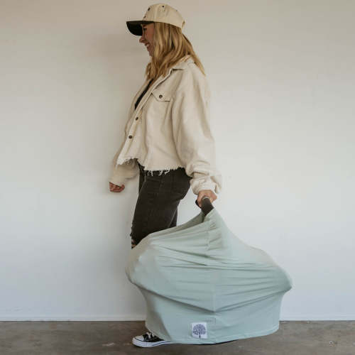 Multi Use Baby Cover | Nursing & Car Seat Cover | Sage – Parker Baby Co.