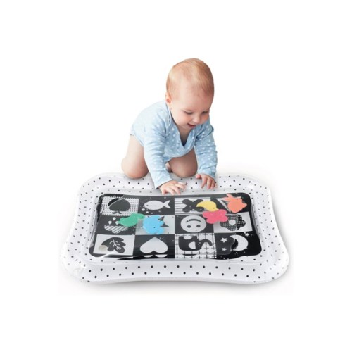 The Peanutshell Tummy Time Water Play Mat for Babies, Girls or Boys - High Contrast Sensory Developmental Toy, Infant Baby Floor Toys Games, Baby Essentials Must Haves - Montessori