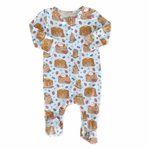 Brunch Buddies Zipper Footie