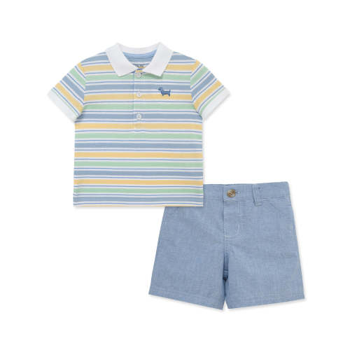 Puppy Polo Short Set (12M-24M)