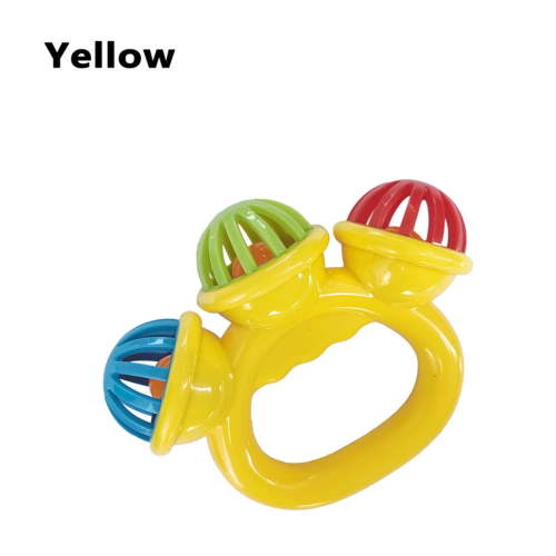 Baby Rattle Toy for Newborns - Infant Sensory Teething Rattle with Soothing Sounds, Plastic Shake Rattle Toy for Babies, Lightweight Grasping Toy, Musical Baby Toy for Auditory Stimulation