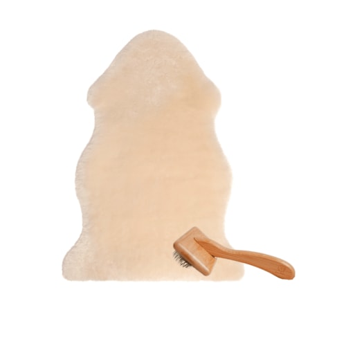 Sheepskin Baby Nursery Rug in Soft Honey – Baa Baby