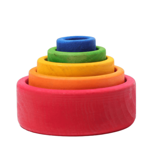 Grimms Rainbow Nesting Bowls