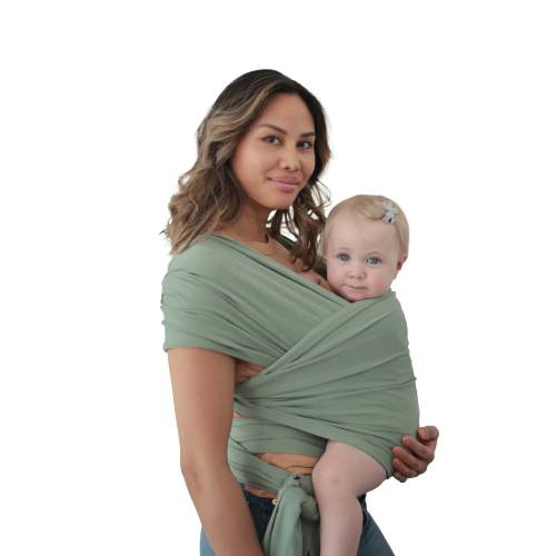 Mushie Baby Wrap - Roman Green - Gimme the Good Stuff