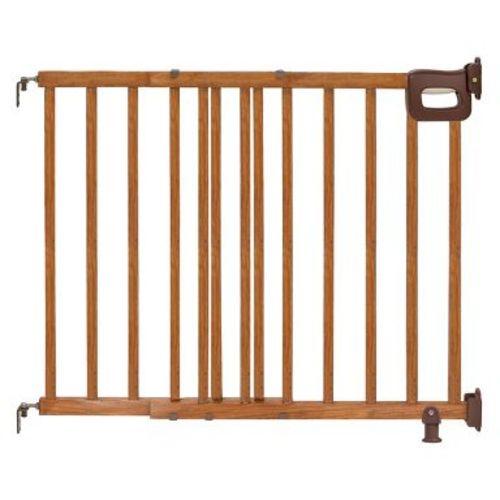 Ingenuity The Stairway 48W Series Pet and Baby Gate, Openings 30"-48" Wide, 32"Tall - Brown