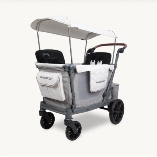 L2 Double Stroller Wagon | All-Terrain Wagon for Multiple Kids – WONDERFOLD