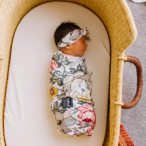 Hattie Swaddle Blanket & Headband Set