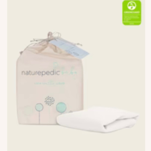 Nestig Naturepedic Breathable, Waterproof Mattress Cover (Standard Crib)