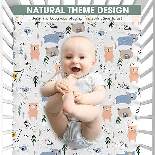 Fitted Crib Sheets - 4pk