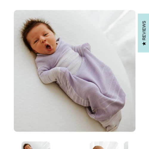 Lavender Swaddle Sleep Sack - Small ( 6-12 pounds)