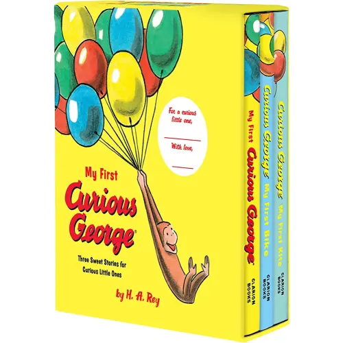 My First Curious George 3-Book Box Set: My First Curious George, Curious George: My First Bike, Curious George: My First Kite