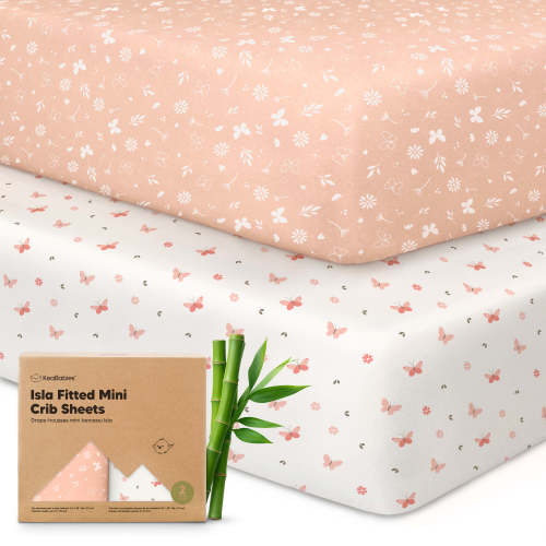 Bamboo Mini Crib Fitted Sheets, Pack n Play | KeaBabies