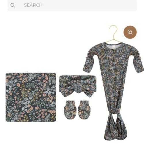 Bea Newborn Headband Bundle (Gown)