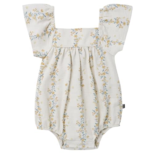 Modern Moments by Gerber Baby Girls' Lace Ruffle Bubble Romper
