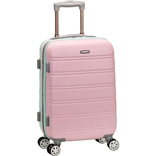 Rockland Melbourne Hardside Expandable Spinner Wheel Luggage, Carry-On 20", Mint