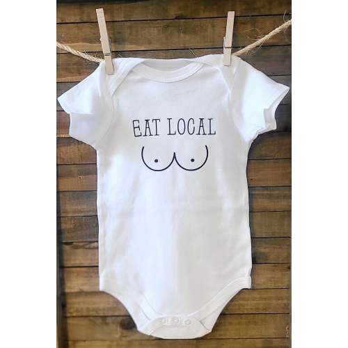 Eat Local Baby Onesie