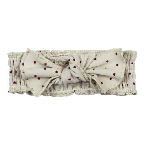 Crimson Mini Hearts | Organic Smocked Headband – L'ovedbaby