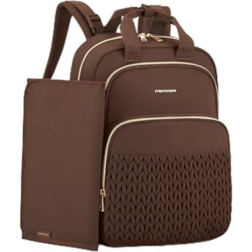 mommore Diaper Bag Backpack, Large Travel Baby Bag for Daily Essentials
