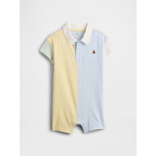 Baby Brannan Bear Polo Romper