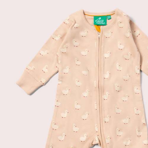 Puddle Ducks Zip Organic Babygrow – Little Green Radicals