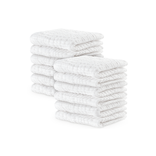Muslin Washcloths - Pack of 10